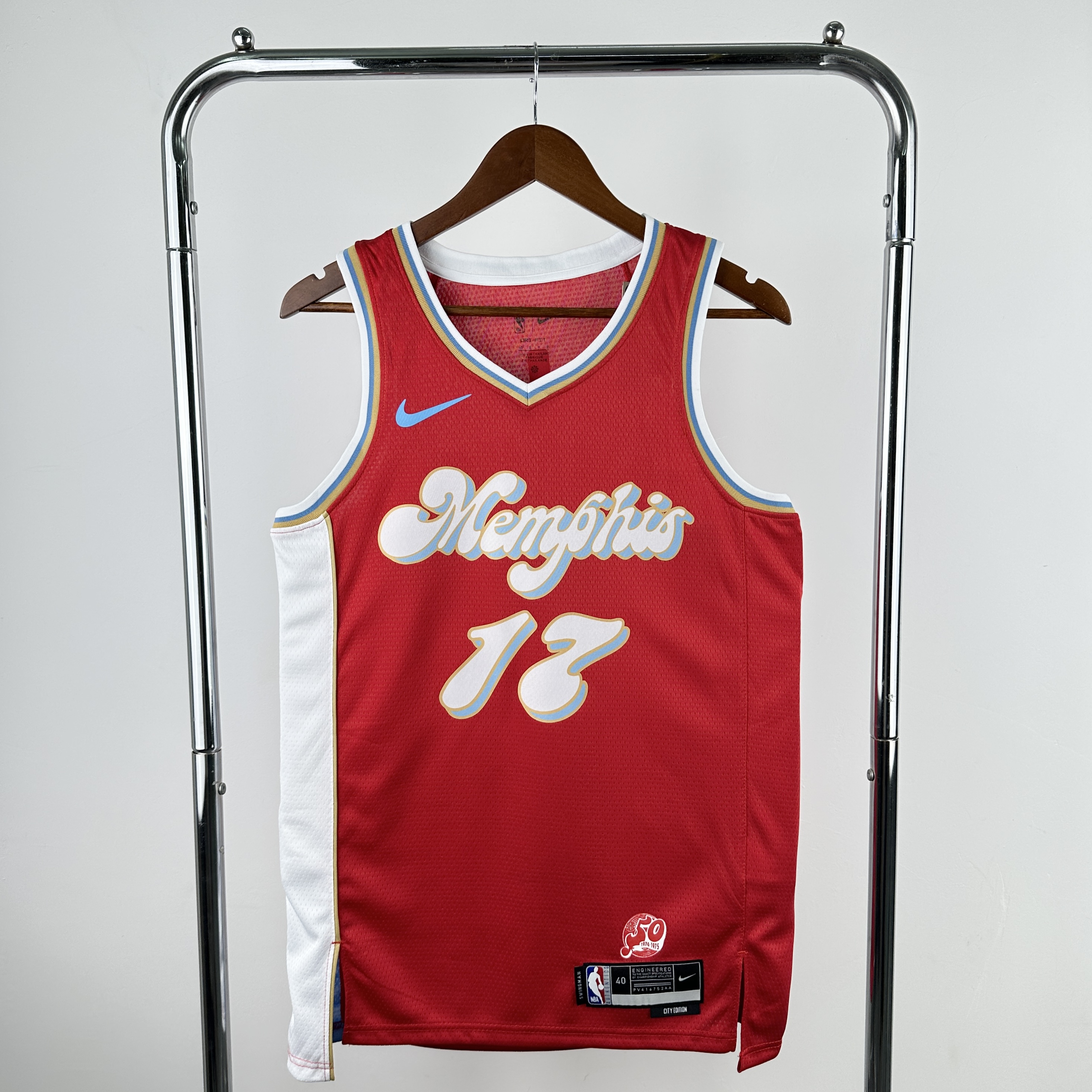 Men Memphis Grizzlies #17 Kawamura Red City Edition Season Nike 2025 NBA Jersey